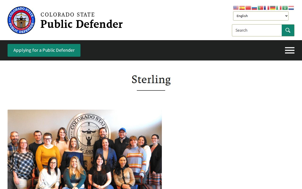 Phillips County court records Sterling Public Defender office