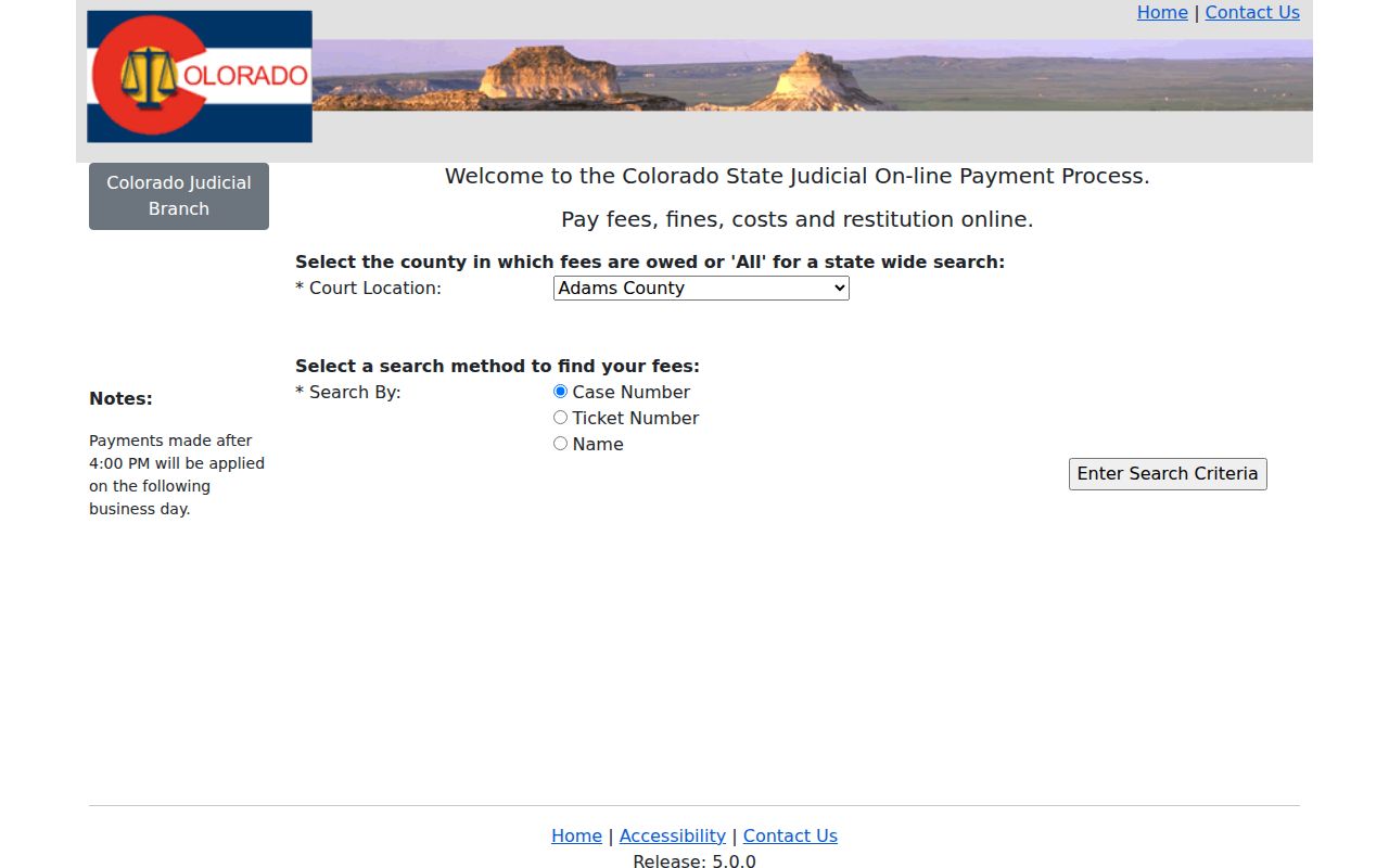 Phillips County court payment records online system