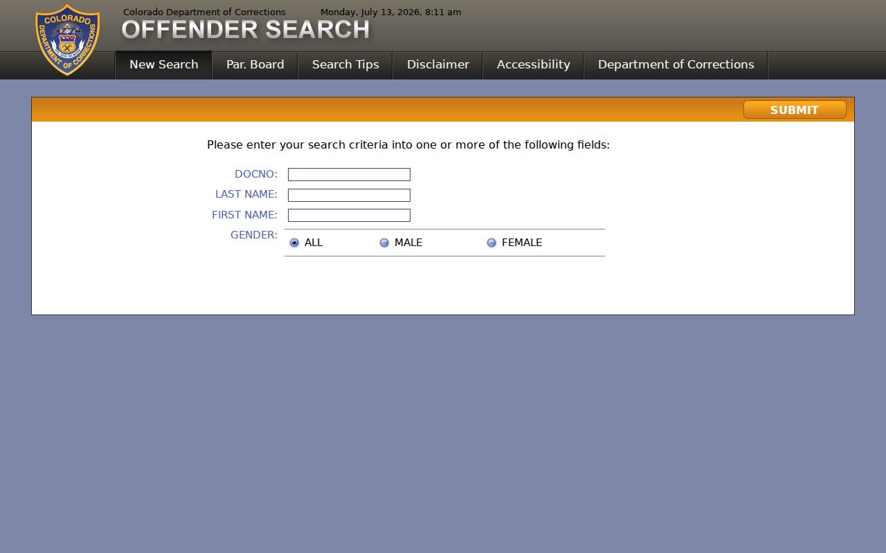 Phillips County inmate records and Colorado DOC offender search
