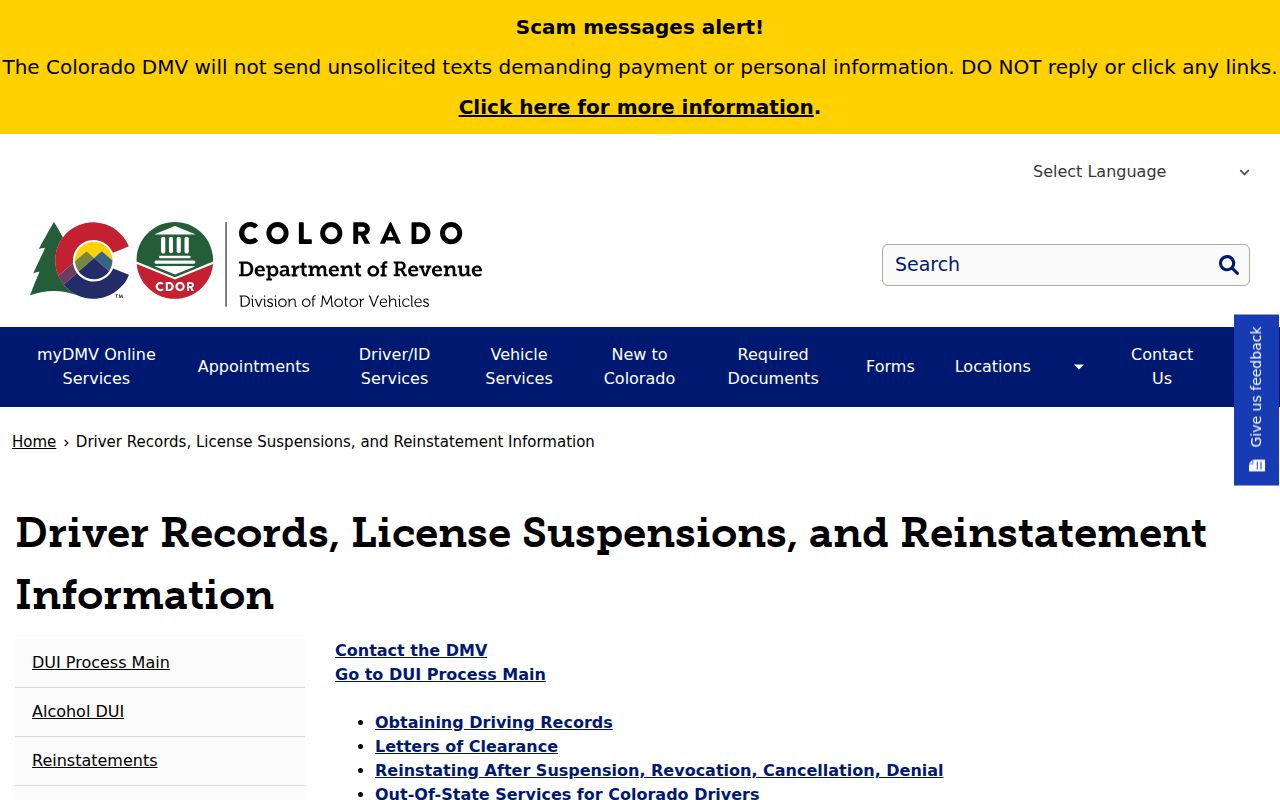Phillips County traffic court records and Colorado driver records suspensions