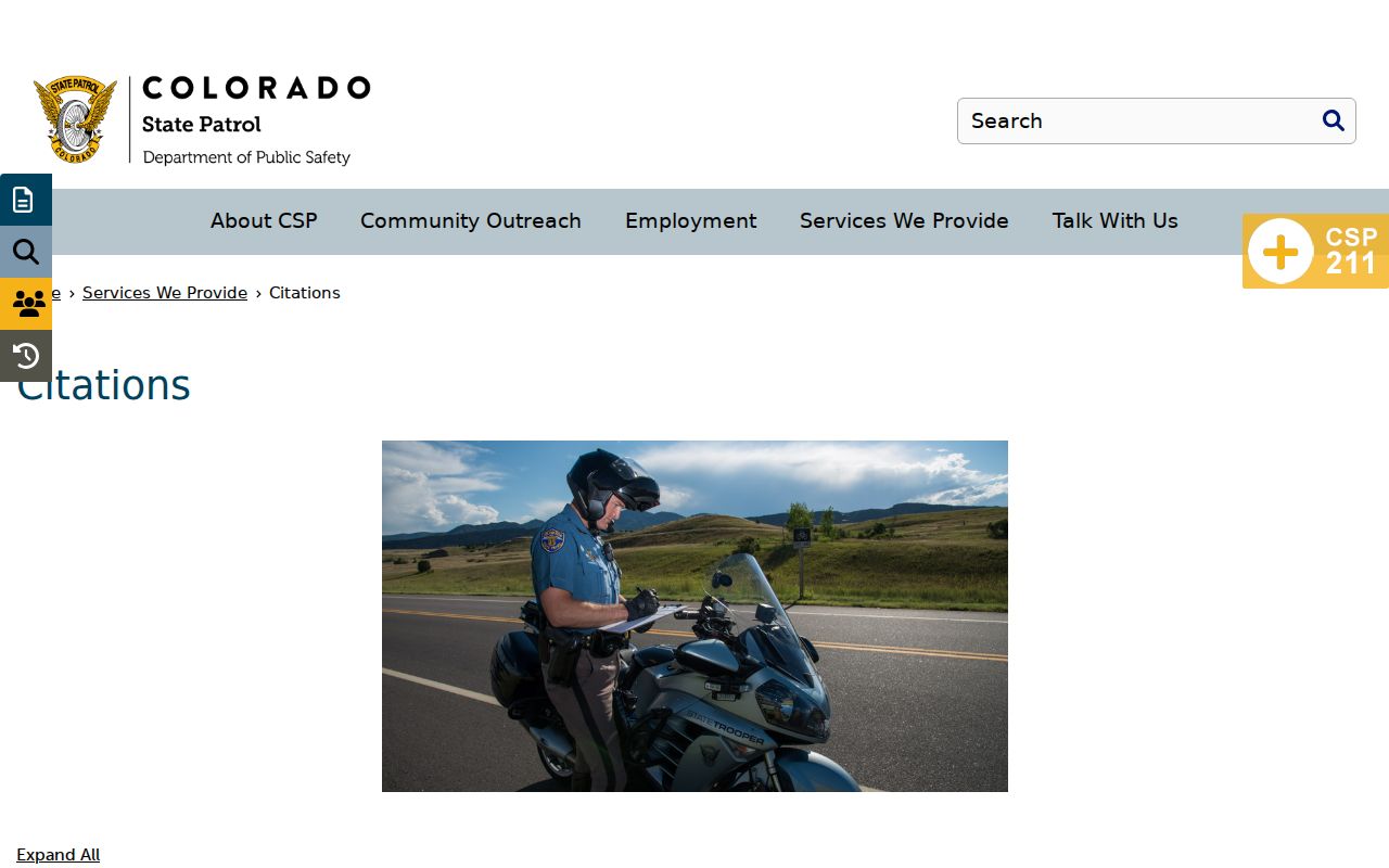 Phillips County traffic court records and Colorado State Patrol citation information